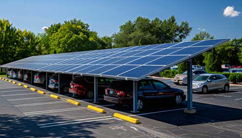 Solarcarport in Barwedel