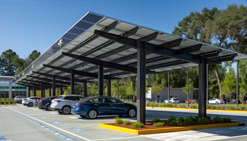 Solarcarport in Wolfsburg